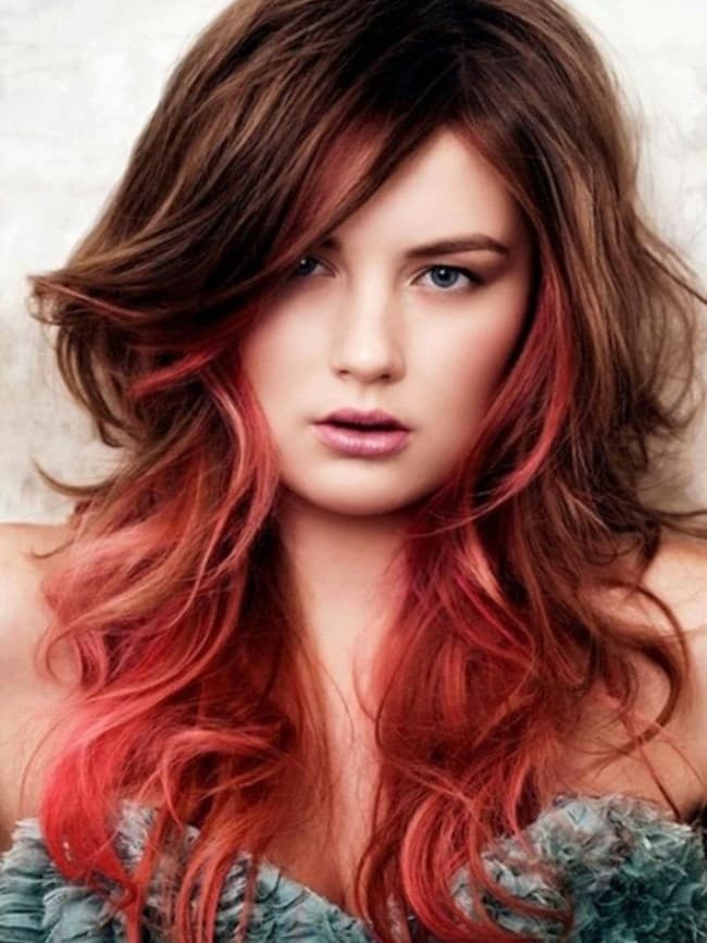 Двухцветное окрашивание волос: фото, техника и отзывы